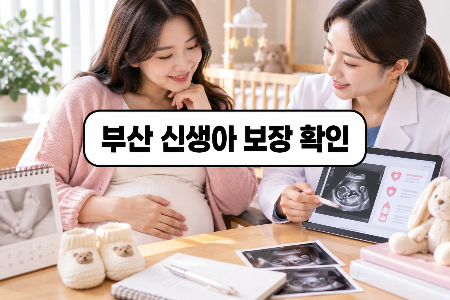 부산 신생아 보장을 비교하는 가족 - 부산 신생아 보장 확인