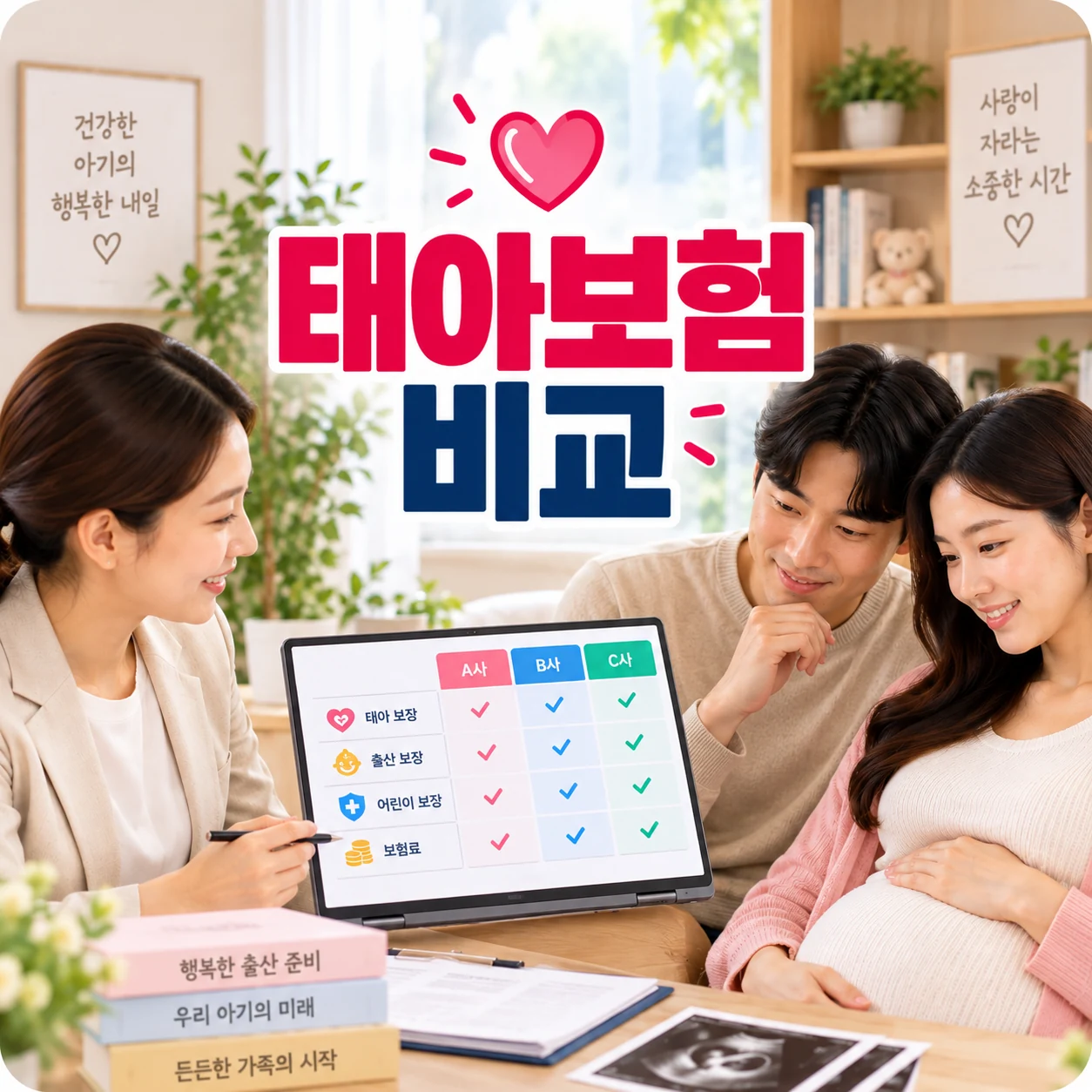 대전 출산예정일 중심으로 준비일정을 정리하는 모습 - 대전 태아보험 보장 확인