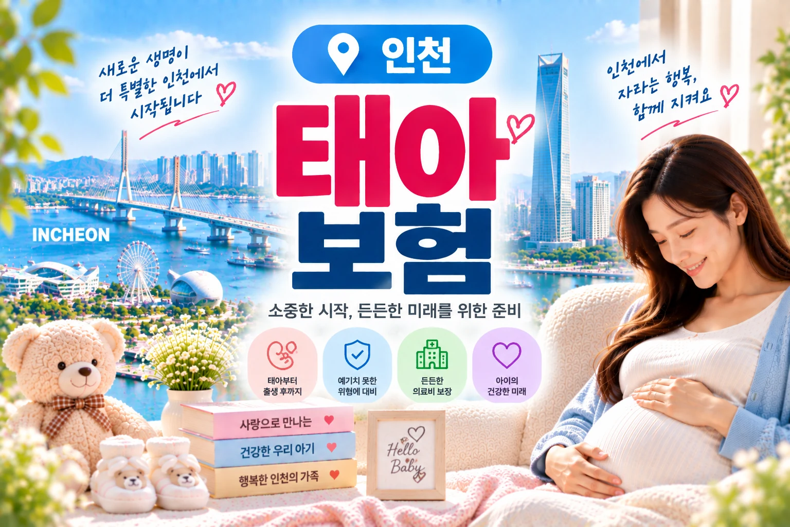 인천 상담 전 필요한 정보를 정리하는 장면 - 인천 임신 중 보험 준비